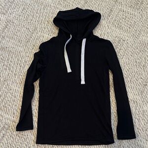 ZYIA Active Kids 🧒 BF Black and White Hoodie 🖤 6/7